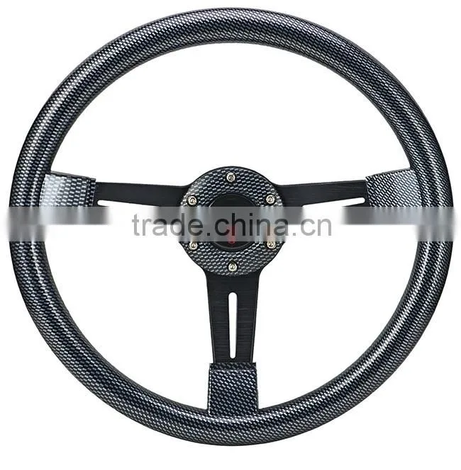 Universal ABS racing leather steering wheel