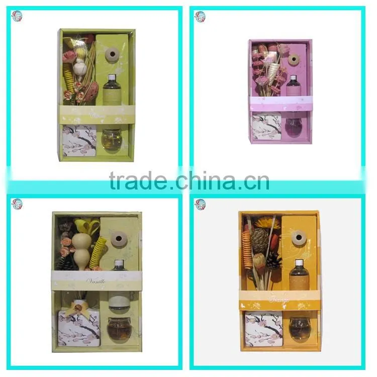 Potpourri Scented Candle Ceramic Glass Bottle Reed Diffuser
