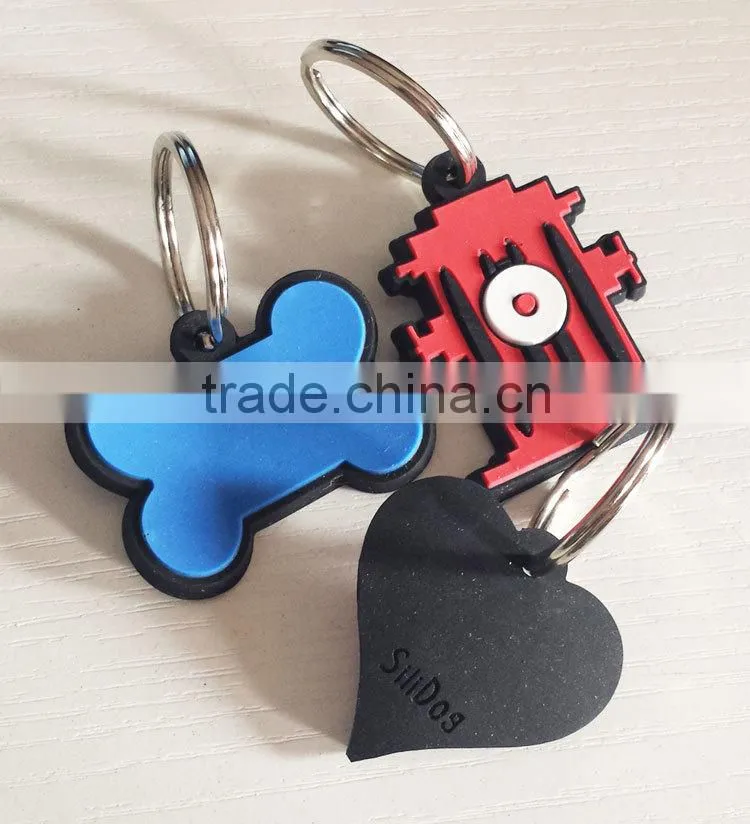 Wholesale Cheap Custom Shape Silicone Blank Dog Tag