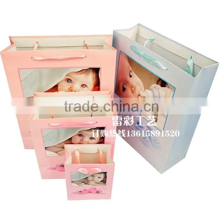 2016 newest baby paper bag / craft bag making machine, paper carry bag