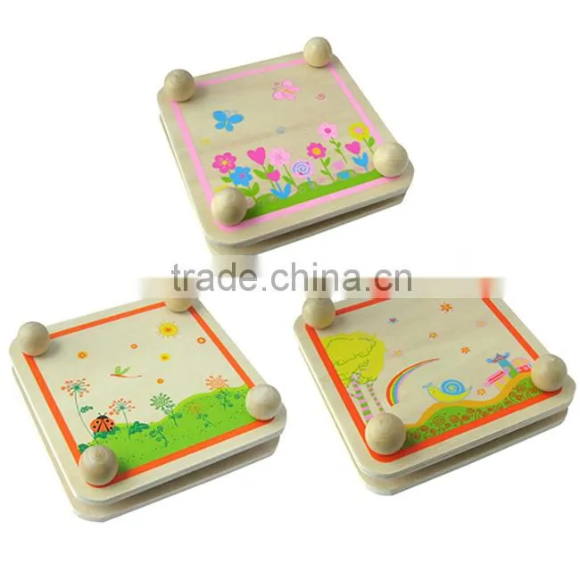 Wooden educational toy kindergarten , insect specimens maker