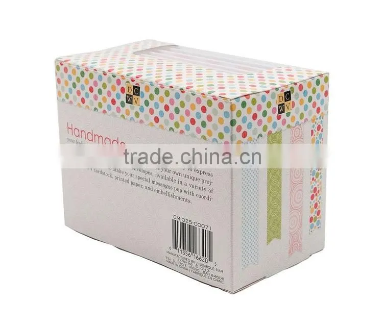 New plastic window clear pvc box