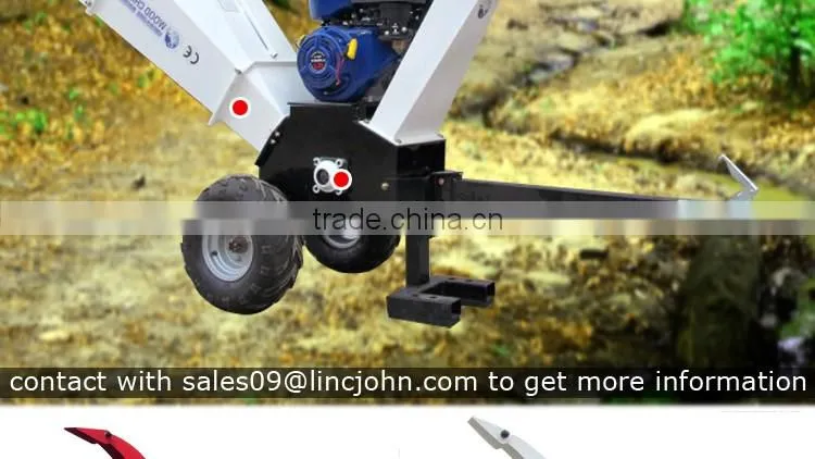 NEW Updated 15hp engine wood chipper machine