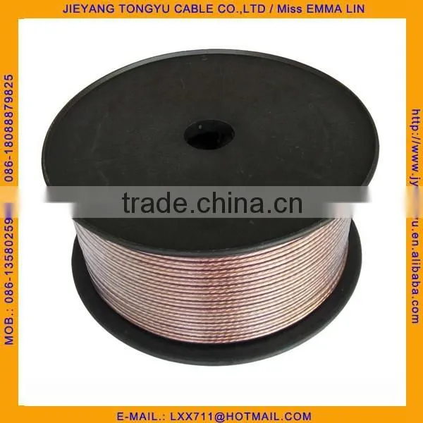 Transparent Speaker Wire 22awg speaker cable