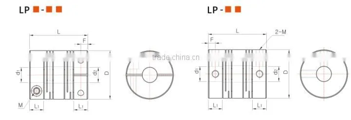Encoder Flexible high torque coupling for motion control