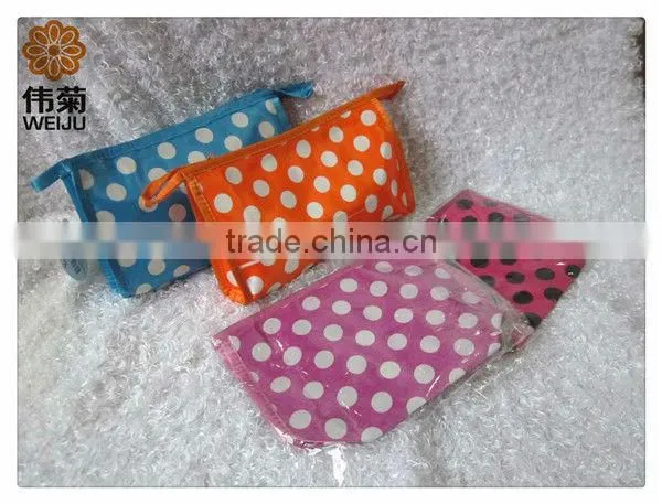 Red Polyester Net Pencil Case