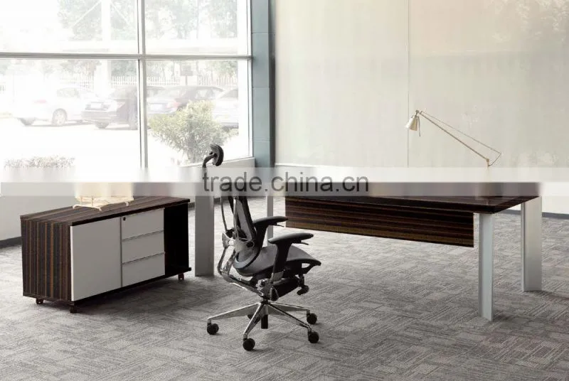 hot sale metal legs office table & new design melamine material office desk HX-NT3122