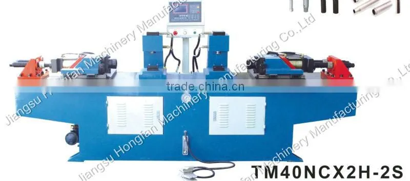 Double-head automatic hydraulic metal steel and aluminum pipe and tube end forming machines machinery