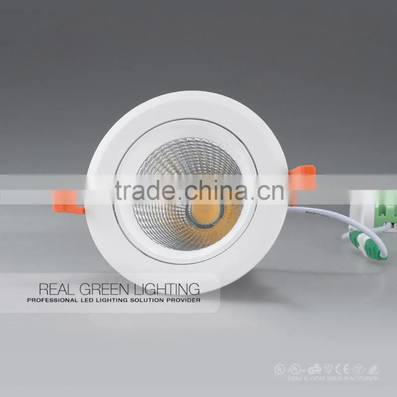 COB LED Downlight 15w COB Downlight 1100lm LED Downlight 3000K-6500K 15W LED Downlight
