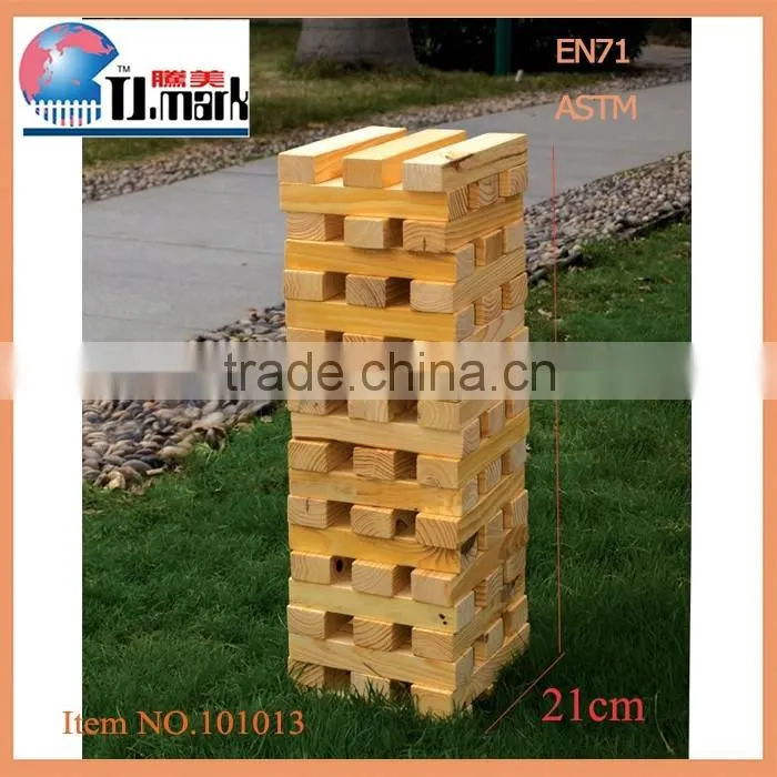 Garden game wooden kubb