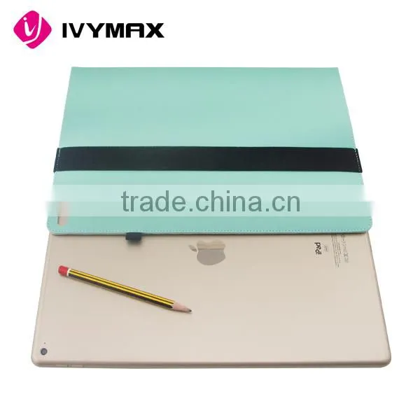 PU wallet case for ipad pro soft case