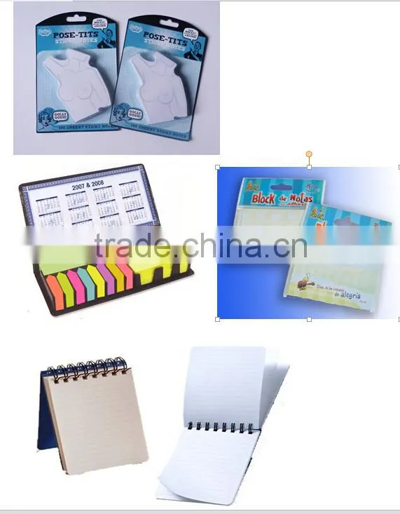 sticky notes with bookmark