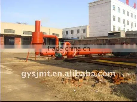 Wood sawdust drum dryer machine