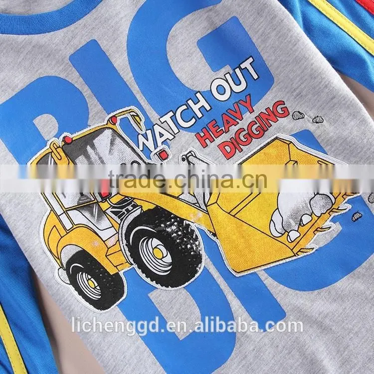 (A6412) 2-6Y Nova t shirts boys baby clothing spring/autumn t shirt 100%cotton kids new winter t shirts children casual wear