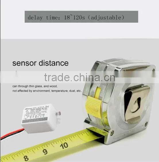 2015 hot selling sensor switch dc12V sensor switch 35W led light switch with motion sensor micro switch indoor sensor switch