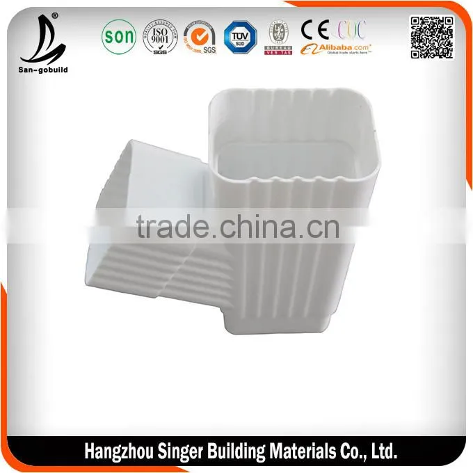 .New South Africa PVC rain gutter /PVC rain water collector for hot sale