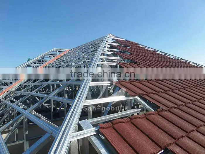 SGB Stone Coated Steel Roof Tile/Aluminum Zinc Steel Roofing Tiles