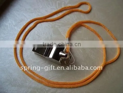promotion plastic whistle/ metal whistles / custom whistle keychain