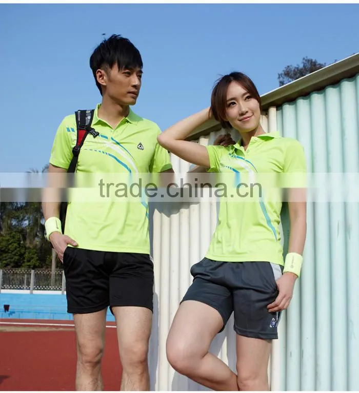 New model fashion badminton sportswear wholesale t shirts