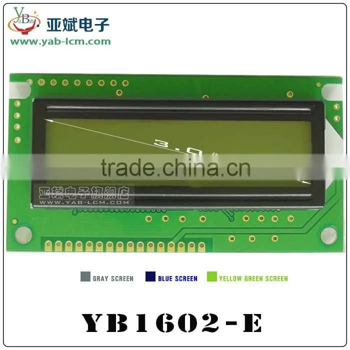 1602 Character LCD Display 1602E blue LCD Module Drive voltage: 5.0V or 3.3V