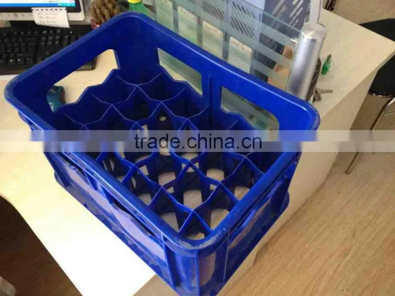 2016 HDPE HOT SALE China Factory plastic bottles crate for 330ml beer