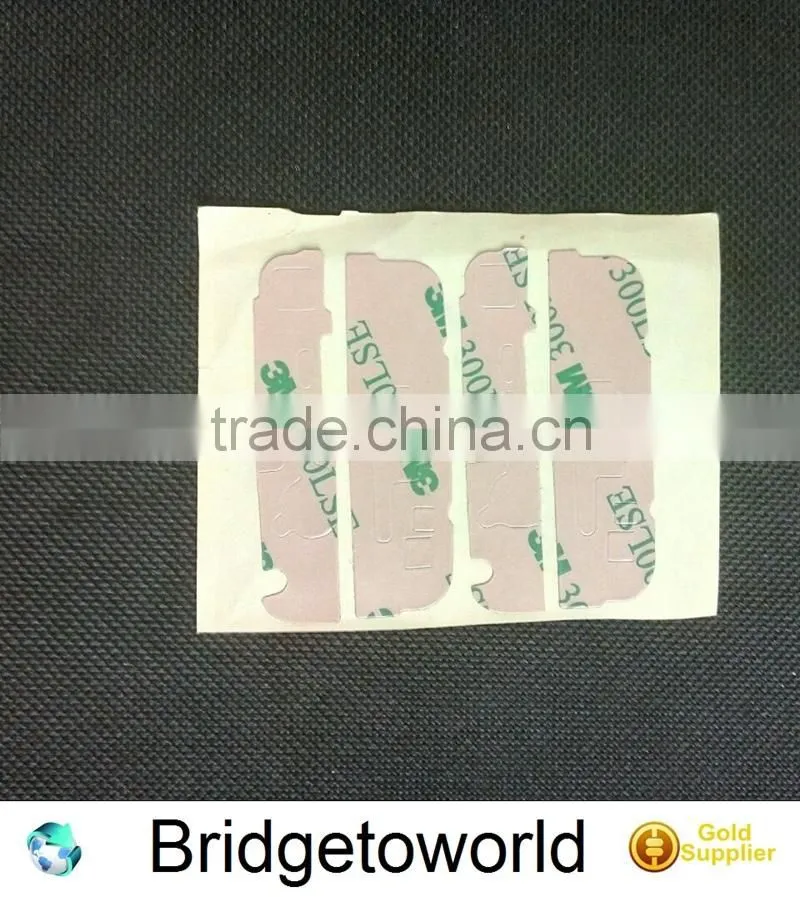 2 in 1 3M Sticker for Glass Top and Bottom for iPhone 5 5S 4 4S Back Cover Laminating