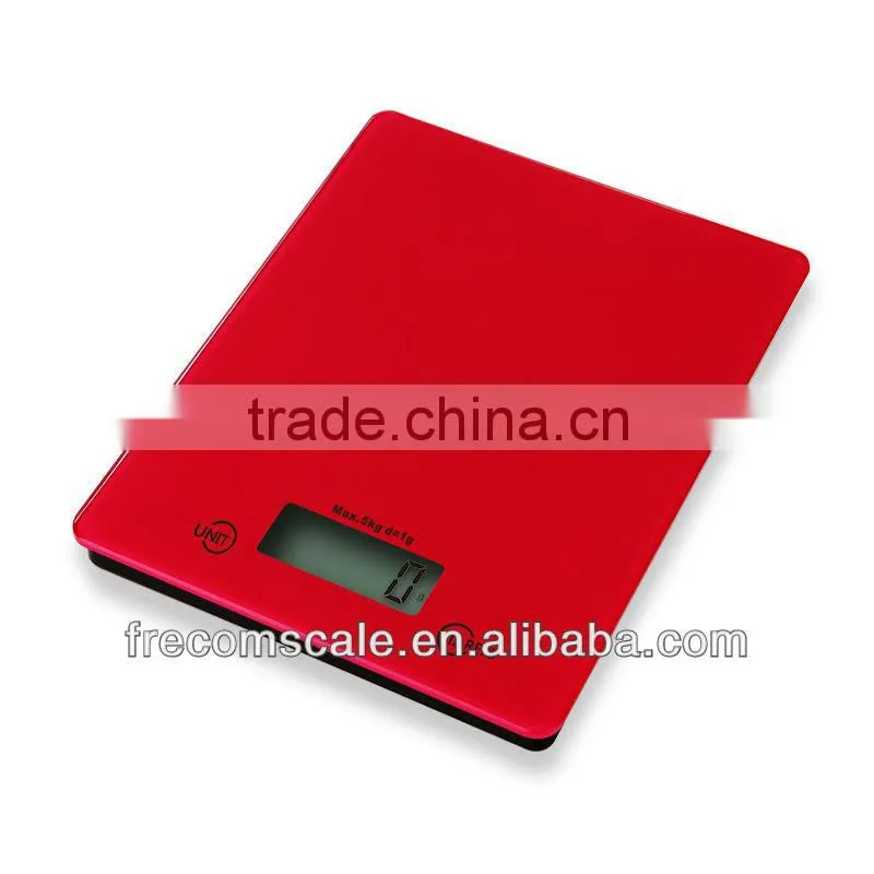 2016 hot sell kitchenware digital fruit scale accurate 1 gram for health kitchen food weighing measure