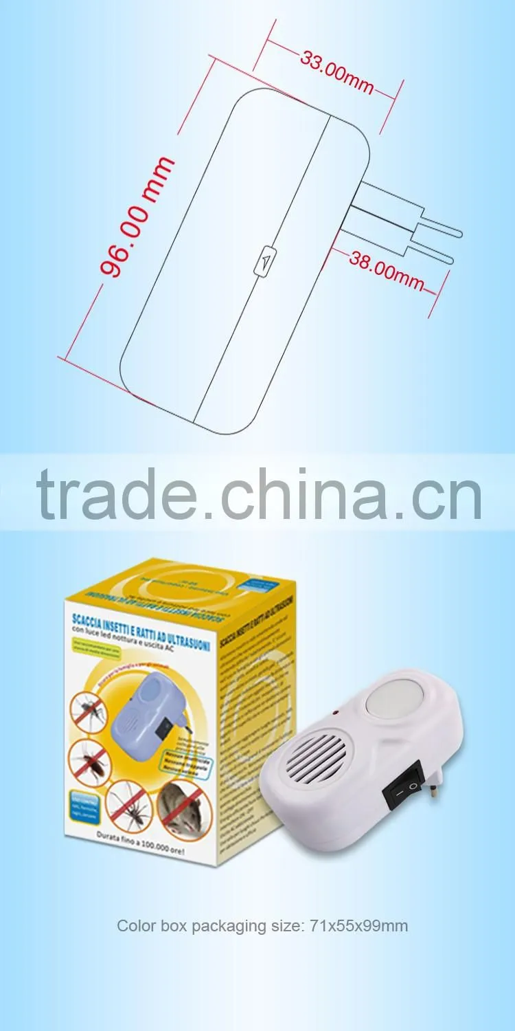Top Rated Aosion Eco-Friendly Feature with night light electronic plug in insect repeller