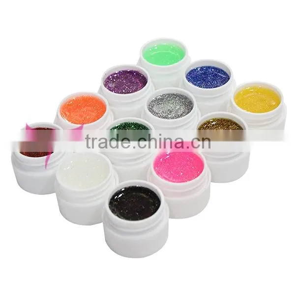 easam hot 12 colors soak off uv gel set