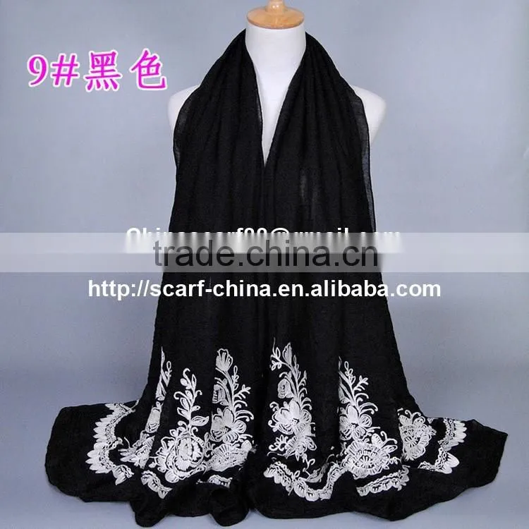 Wholesale embroidered infinity scarf