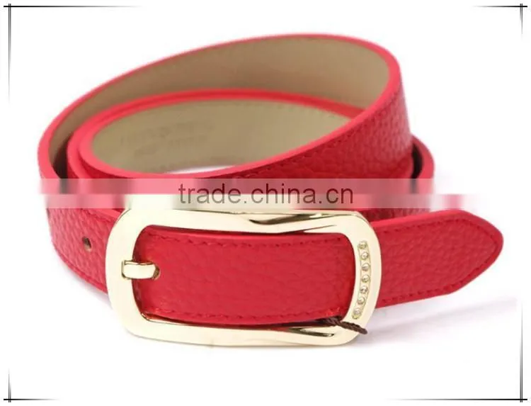 Famous Brand Woman Fashion Full Grain Leather Belt