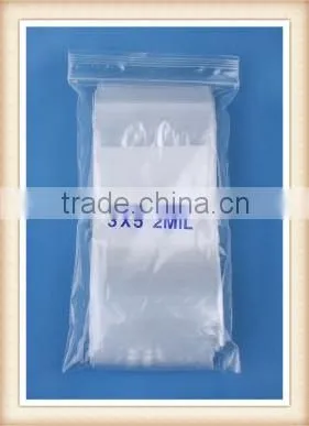 wholesale zlb-97 40X32mm Jewelry Ziplock Zipped Lock Reclosable Plastic Poly Clear Bags