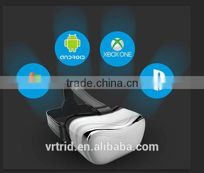 vr headset display 9D VR Glasses Steel VR Headset With Adjustable Headstrap
