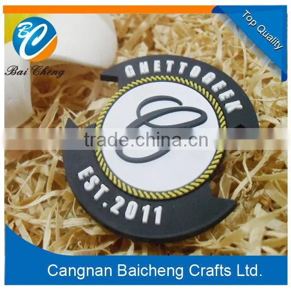 3D cute rubber keychain in shoe shape in China wholesale market
