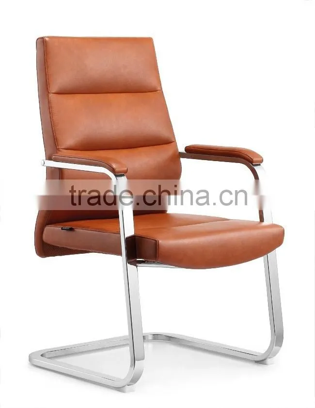Low price leather office visitor chair for office reception