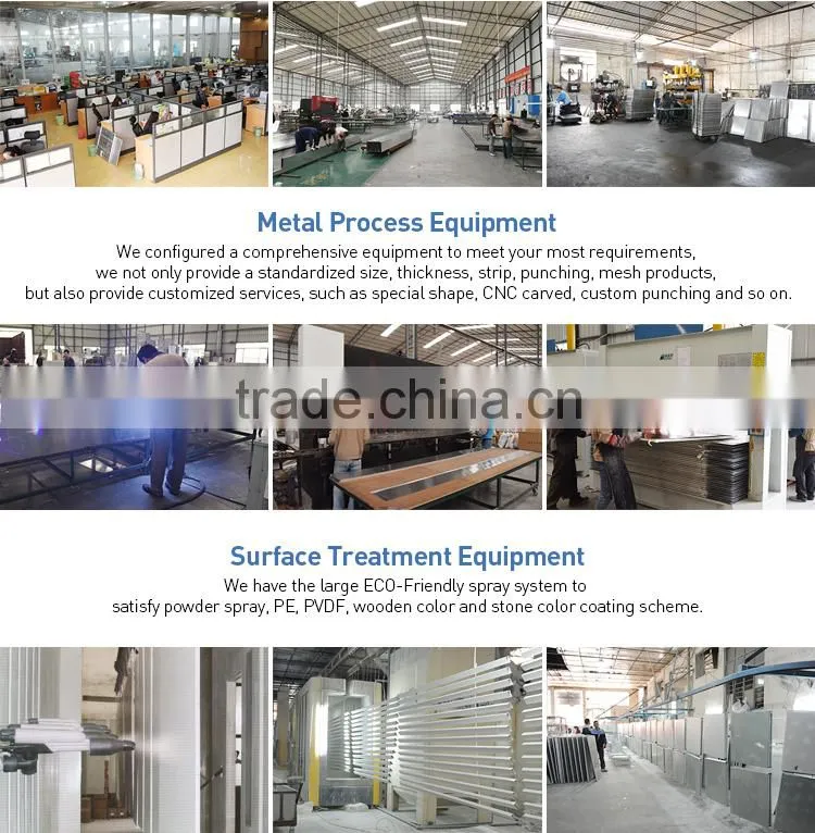 ACEBOND Good Technology perforated aluminum metal curtain wall carved station