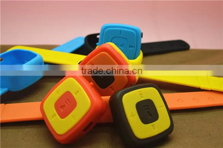 Fashion sport mp3 player , kids / students gift mp3, silicone wrist watch mp3