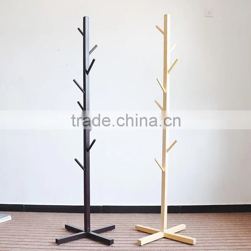 wood hangers for clothes, tree shaped coat hook, hat hook