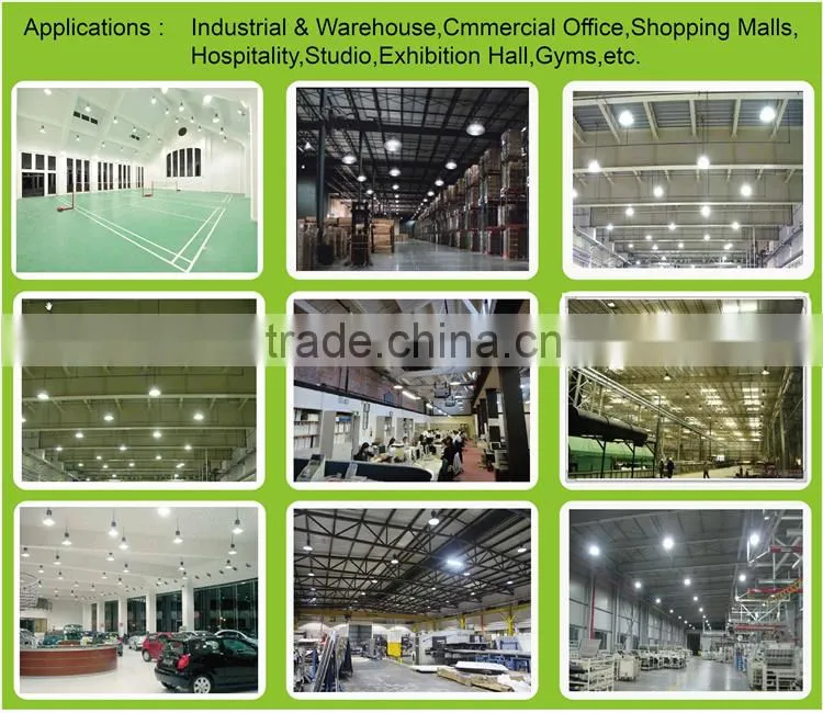 Meanwell driver 100w-250w industrial lighting led high bay light 200w