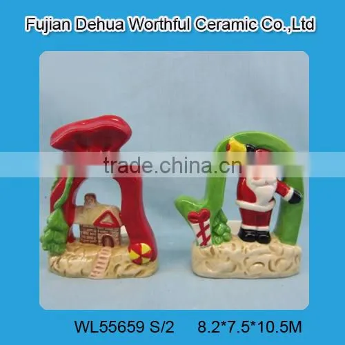 High quality ceramic christmas flower pots,ceramic owl flower pots