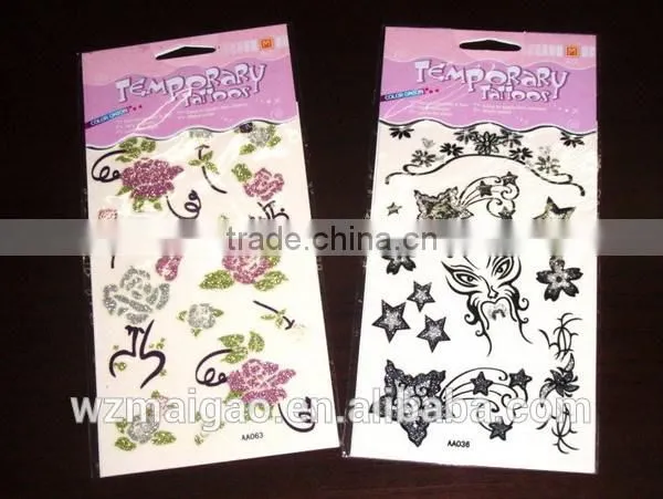 Super Body Tattoo Sticker/temporary Tattoo Body with 35 pcs