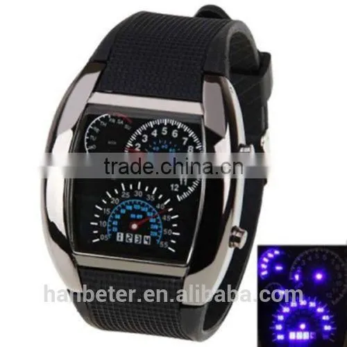 Top Quality ,Fast Production time for led watch sport stainless steel back