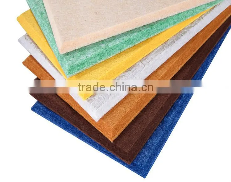 decorative sound absorbing panels polyester sound absorption