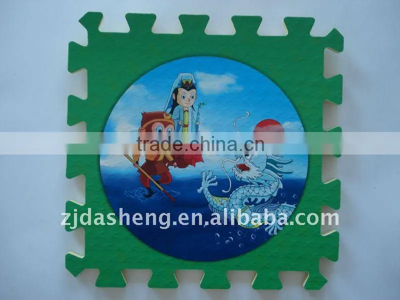 EVA kid mat with heat transfer printting