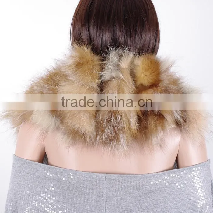 Ladies European Style Real Fox Fur Scarf KZ140026