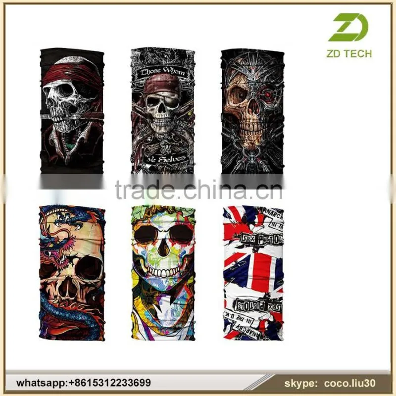 Free sample Custom Printing multifunctional seamless bandana ZDS1992