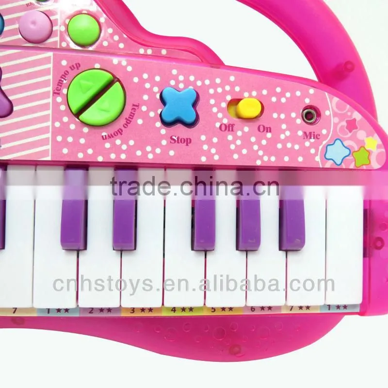 2013 Funny Plastic Organ Toy with Mircophone Musical Instrument