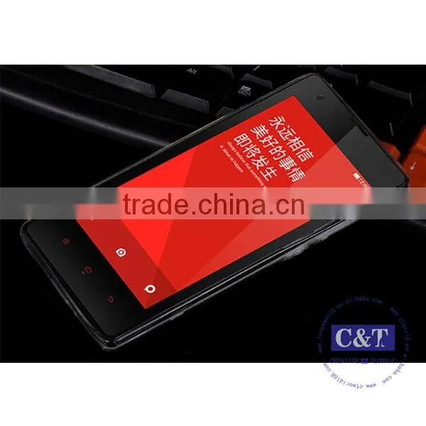 C&T Crystal Clear Ultrathin Slim TPU Back Cover Protective Case for xiaomi redmi 1s cover
