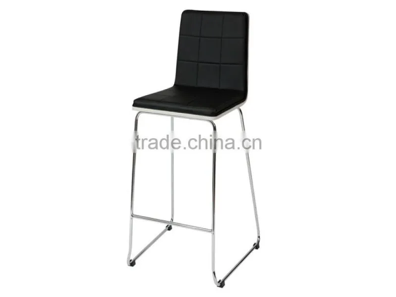 DC-2530 Modern White Faux Leather Bar chair