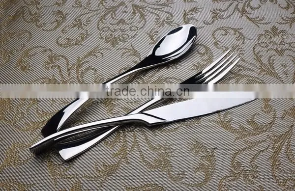 dining flatware hand forged flatware set for hotel restaurant household gift dealer and wholesale